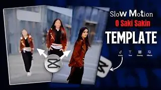 O Saki Saki 🔥 Capcut Template Tutorial | Viral Best Slowmo Reels Edit