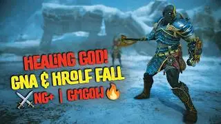 Healing God Build vs Valkyrie Queen Gna & King Hrolf | NG+ GMGOW Boss Fight | GOW Ragnarok