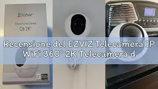 Recensione del EZVIZ Telecamera IP WiFi 360° 2K Telecamera di Sorveglianza Interna, Visione Notturna