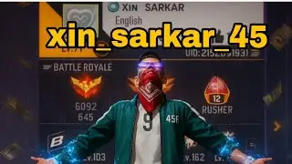 Free fire 🔥 xin_sarkar_45 100%headshot rate⚡|#travel #train 1v2 |
