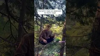 Динамическая и статическая веревка для сеток на деревьях