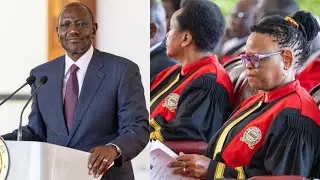 Pres.Ruto Swears in 15 Court of Appeal Judges, Lectures Judiciary over Halting all GVT projects