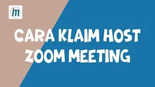 Pengaturan Klaim Host pada Zoom Meeting