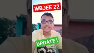 Update | WBJEE 2022 | Exam Date | Application Form | #shorts