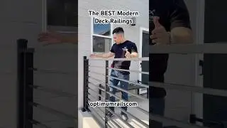Modern Aluminum Deck Railings for Builders: Rust Free 4&rsquo;, 6&rsquo;, 8 sections at 36&rdquo; & 42&rdquo; H