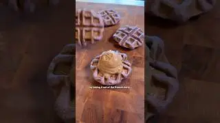Ube Waffle Ice Cream Sandwich