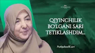 Qiyinchilik bo'lgan sari tetiklashdim