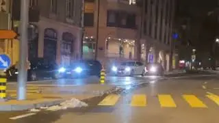 Switzerland Night Life Geneva Night Life Driving Vlog