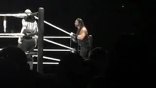 Roman Reigns, ..The rope of the ring broke at WWE Anaheim