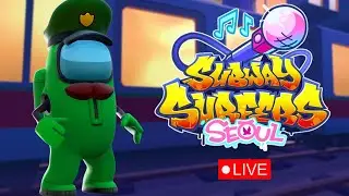 🔴 Subway Surfers LIVE - Impossible Run Chase🎯 || Crewmate Guard Max Speed Run GAMEPLAY🏃&zwj;♂️🔥