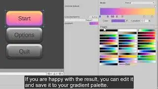 How to extract a gradient from a sprite. Native Gradient Map for Unity