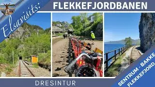 Elsavisits: Flekkefjordbanen dresintur / railway trolley ride