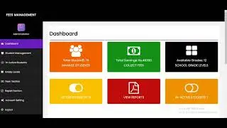 Fees Management System In PHP