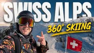 Experience The Ultimate Swiss Alps 360° Ski Run