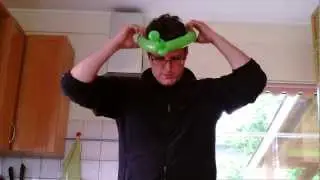 Ballon Bommelhut, balloon Hat Cap, Modellierballon Ballonfiguren