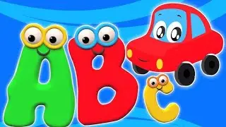 ABC Songs 🌈& Colorful Car Song|Alphabet Song|Nursery rhymes