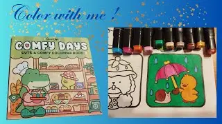 Color with me  #cocowyo #comfydays #adultcoloring #markers