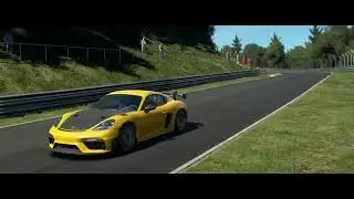 Porsche 718 Cayman GT4 RS - Nordschleife Tourist AC Evo Replay 7:05,970 Best lap.
