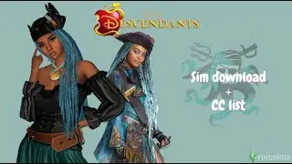 Descendants Uma🐙💙|| Create a Sim || Tray + CC || roiusims