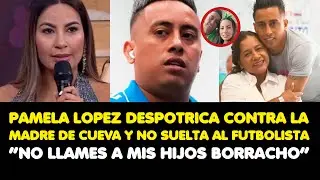 LOPEZ DESPOTRICA CONTRA LA MADRE DE CUEVA Y NO SUELTA AL FUTBOLISTA “NO LLAMES A MIS HIJOS BORRACHO”