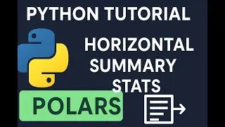 Polars Tutorial 29: Horizontal summary statistics