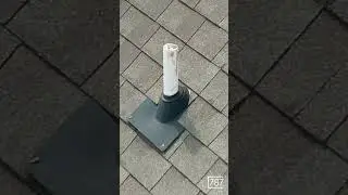 Inspecting a deteriorated vent flashing in Round Rock TX