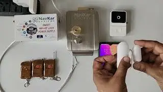 Working of Mini Wifi Door Bell, wifi Door Sensor with Smart Main Gate Lock with Remote & Mobile App