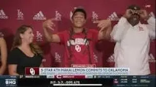 Makai Lemon 5 Star ⭐⭐⭐⭐⭐ATH Commits To Oklahoma | Career Highlights