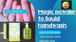 Free handwash bottle|Magic powder to liquid handwash godrej protekt Rs.15| how to make?