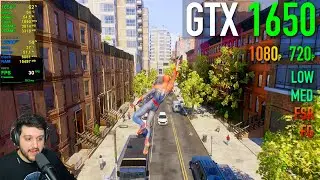 GTX 1650 in Spider-Man 2 - The Minimum Requirements GPU!