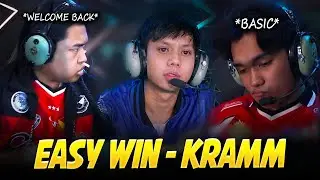 Kramm clearly SAID, &ldquo;IT's an EASY GAME&rdquo; against CG ESPORTS in M7 . . .