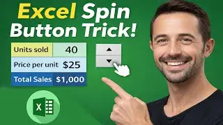 Create a Spin Button in Excel (Step-by-Step for Beginners)