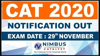 CAT 2020 Notification || Date of Exam || Syllabus || Eligibility || MBA CAT Admission Process