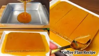Coffee Flan Recipe | Caramel Pudding Recipe | Quick Dessert Recipes
