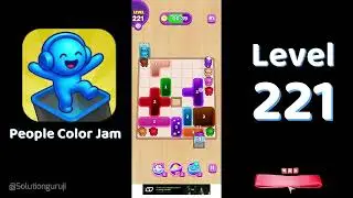 🎨 People Color Jam Level 221 Walkthrough 🌈 | Solutionguruji