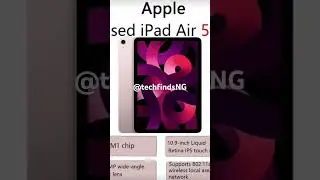 Apple Used IPad Air 5 With M1 Chip, 10.9-Inch Wi-Fi Version, 64/256GB, 8GB RAM (Chinese Version,
