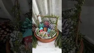 Mini Jade Garden 🪴 #diyblogger #diychannel #plantmom #plantlover #homedecor