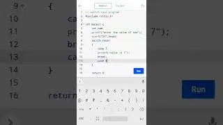 Switch Case Statement in C Programming with Example #cprogramming #codeguru0 #shortsvideo #coding