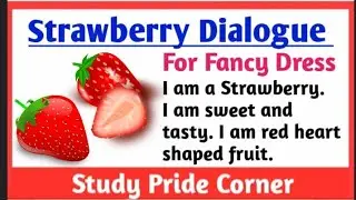 Фруктовая тема &mdash; речь клубники🍓 для карнавального костюма на английском языке | StudyPrideCorner