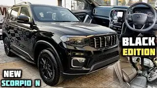 New Mahindra Scorpio N Black Edition 2025 ✅ Scorpio N Z8 Carbon Edition Review ✅