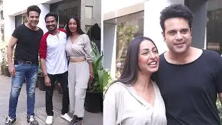 Comedian Krushna Abhishek With Wife Kashmira Shah Came For Meeting As Soon Both Will Work Togethr