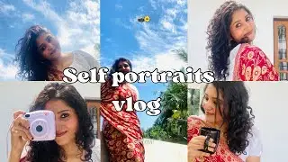GRWM FOR SELFPORTRAITS ||selfportrait ideas || easy self portraits #selfportraitshoot #easyphoto