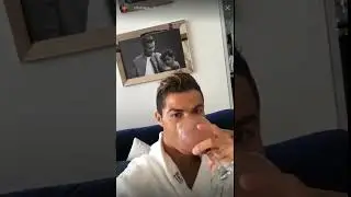 Ronaldo drinking chocolate wine (original HD Meme) #cristianoronaldo #viral #views #shorts 