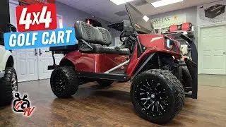 Сборка гольф-кара 4x4 на заказ &mdash; алюминиевое шасси, полный привод &mdash; GolfCartingTV