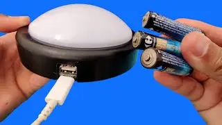 Turn your lamp into a multi-functional light and power source for phone charging.