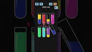 Water Color Sort Level 891 Walkthrough Solution iOS/Android