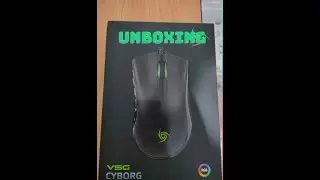 unboxing mouse gamer Cyborg vsg