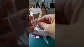 Como hacer mo&ntilde;os r&aacute;pido y de distintos tama&ntilde;os. Dos palitos de brochette y algo para sostener