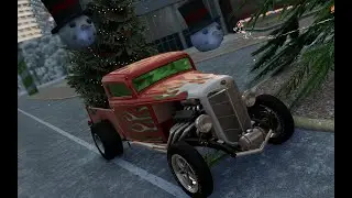 Очень праздничная игра в прятки в многопользовательском режиме BeamNG.