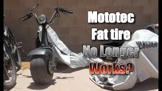 Mototec 2000w Fat Tire Scooter After 3 Years... IT STOPPED WORKING!